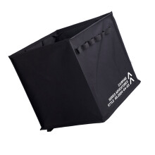 (1) Outdoor Folding Storage Box Trash Can - Black