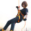 (1) Mountain Climbing Equipment Descender Rope 9-Ring Descender - Black 9
