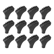 (12) Outdoor Trekking Pole Accessories Tip Covers - Horseshoe Shaped Foot Covers