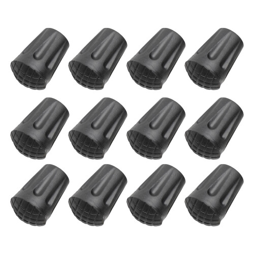(12) Outdoor Trekking Pole Accessories Tip Covers - Grid Foot Covers