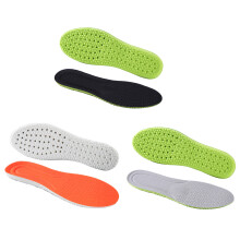 Soft Foams Sport Insoles for Men Women Foot Support Shoe Pads Breathable 35x36 Gray green