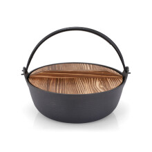 (1 set) Outdoor Cast Iron Dutch Oven with Gloves - 29CM