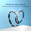 (1) Outdoor Car Anti-static Wristband 8-Ring - Black 9