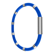 (1) Outdoor Car Anti-static Wristband 8-Ring - Blue