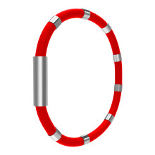 (1) Outdoor Car Anti-static Wristband 8-Ring - Red