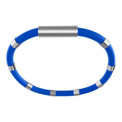 (1) Outdoor Car Anti-static Wristband 8-Ring - Blue 2