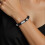 (1) Outdoor Car Anti-static Wristband 8-Ring - Blue 9