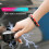 (1) Outdoor Car Anti-static Wristband 8-Ring - Red 8