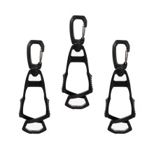 (3) Multi-function Anti-drop Glove Clips - Black