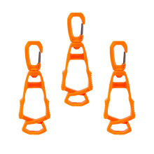 (3) Multifunctional Anti-drop Glove Clips - Orange