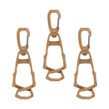 (3) Multi-function Anti-drop Glove Clips - Khaki