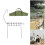 (1 set) Outdoor camping folding storage rack - metal hook 2