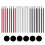 (1 set) 2m awning support aluminum pole - red 2 ball heads 9
