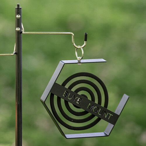 (1) Hexagonal Mosquito Repellent Coil Holder - Black 1