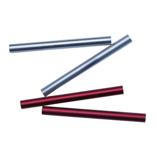 (4) Broken Tent Pole First Aid Tubes - Silver 2