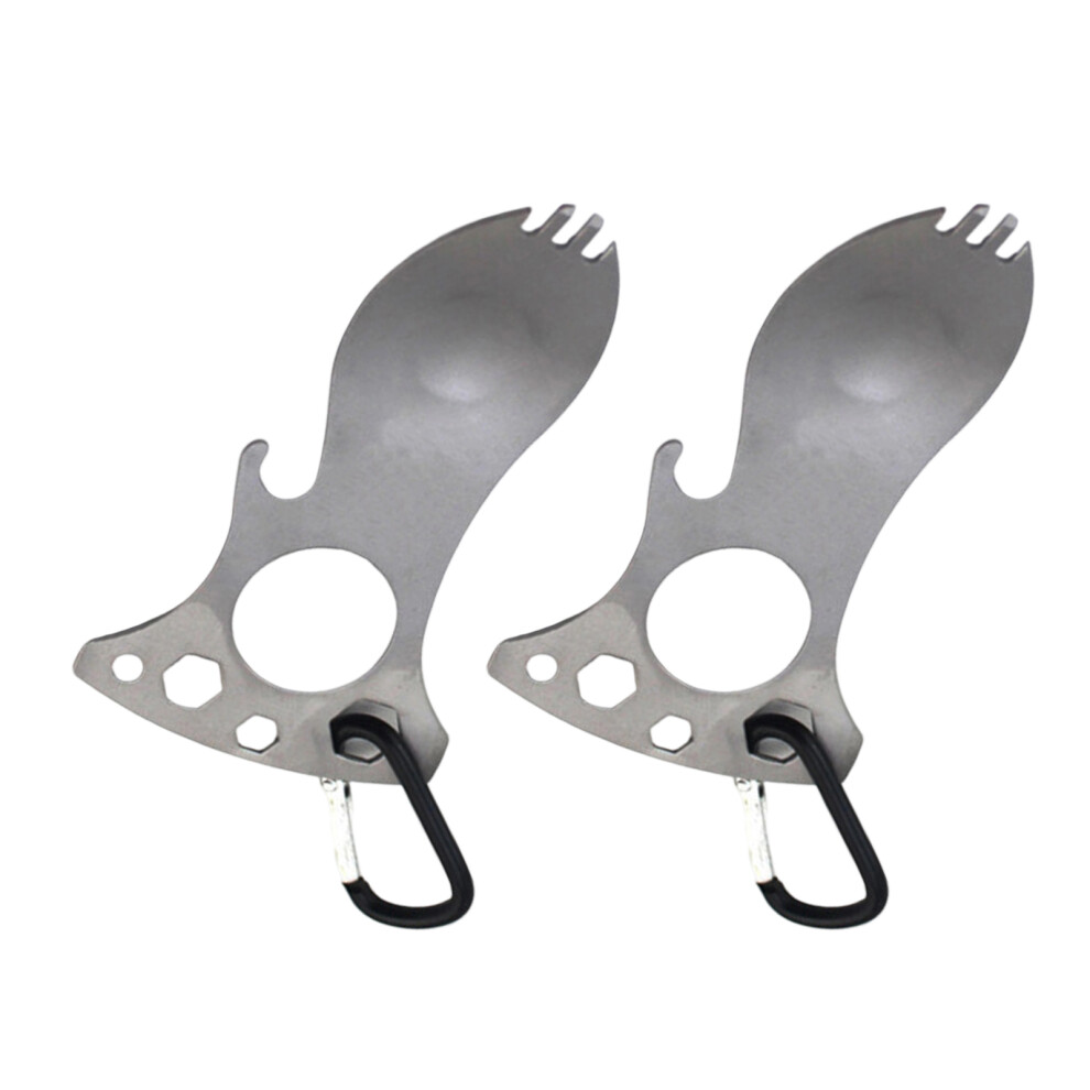 (2) Multi-function Spoons - Titanium