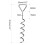 (1) Outdoor trampoline fixing device anti-fall camping dog tether spiral ground spike - triangular head ground spike 7