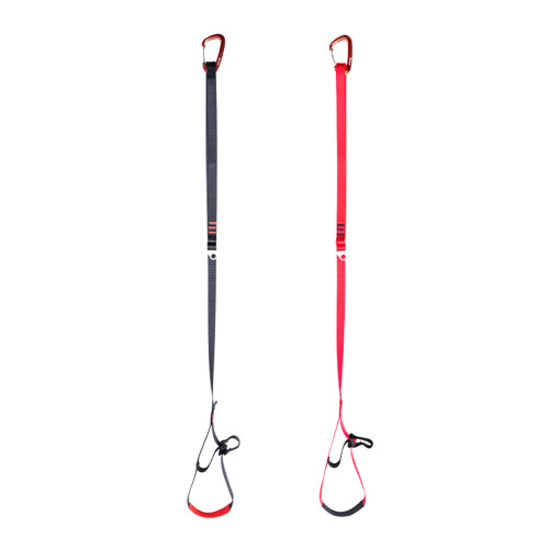 (1 Set) Adjustable Ascending Footrests for Ascending Climbing - Red 2