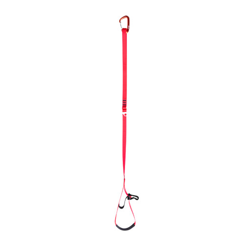 (1 Set) Adjustable Ascending Footrests for Ascending Climbing - Red
