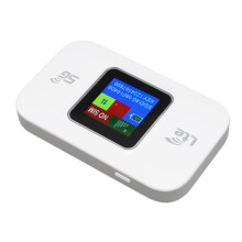 4G LTE Mobiler WiFi Router Farbdisplay Mobiler Hotspot-Gerät Unterstützt 10 Nutzer 3000mAh Tragbarer Reise-WiFi-Router für Handy, Laptop, T