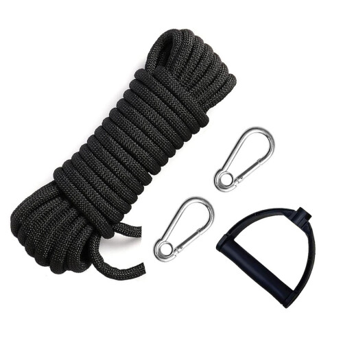 (1) Sled Cart Pull Cord Sled Strap - Black