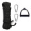 (1) Sled Cart Pull Cord Sled Strap - Black 8