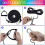 (1) Sled Cart Pull Cord Sled Strap - Black 7