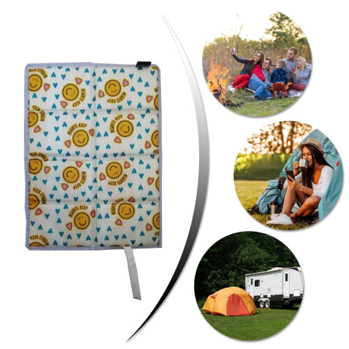 (1) Thickened printed fabric 20% folding cushion - Nordic style 1
