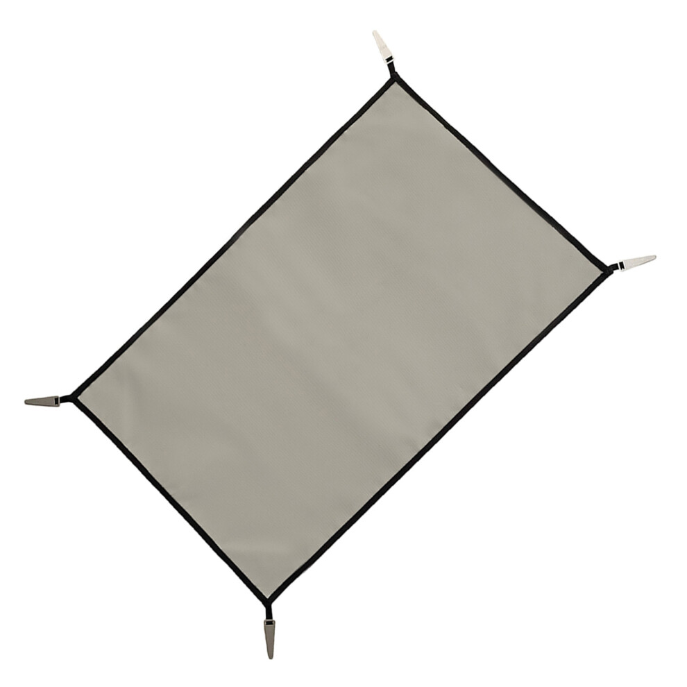 (1) Outdoor Fireproof Mat High Temperature Fire Blanket Camping Barbecue Flame Retardant Insulation Mat Fireproof Cloth - 50X80cm 7696631917669