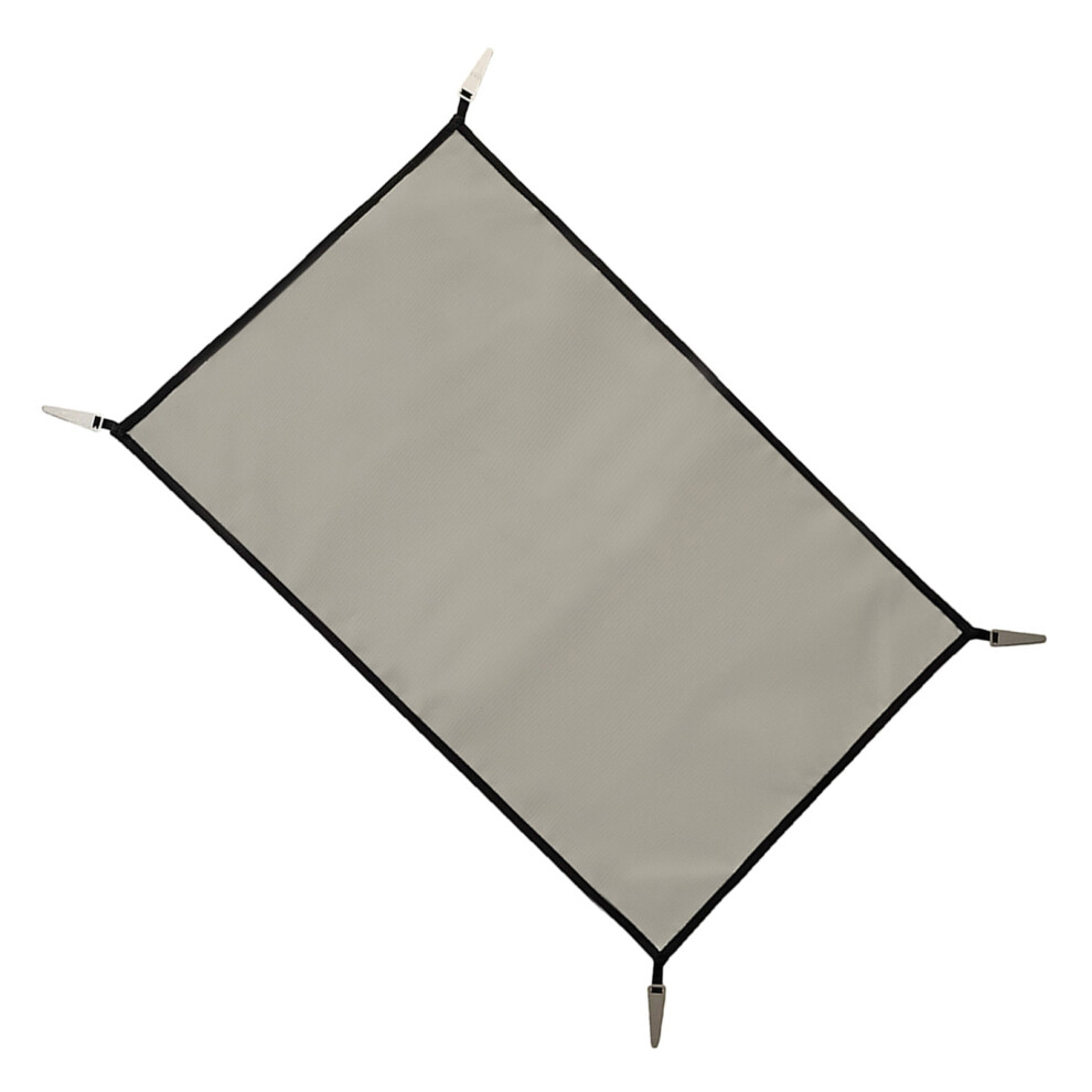 (1) Outdoor Fireproof Mat High Temperature Fire Blanket Camping Bbq Flame Retardant Insulation Mat Fireproof Fabric - 100X120cm 7696631917676