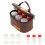 (1 piece) Outdoor MINI Seasoning Box 6-pcs Set - Brown 3