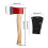 (1 piece) Camping Axe Protective Cover - Size 5 1.25LB Thin Cloth Cover 3