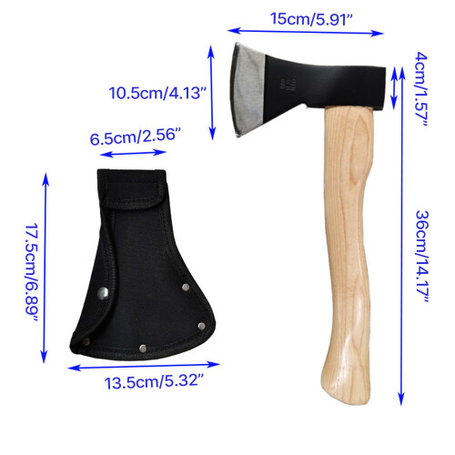 (1 piece) Camping Axe Protective Cover - Size 3 600G Thin Cloth Cover 2