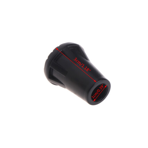 (1 piece) Trekking pole round bottom tip cover 2