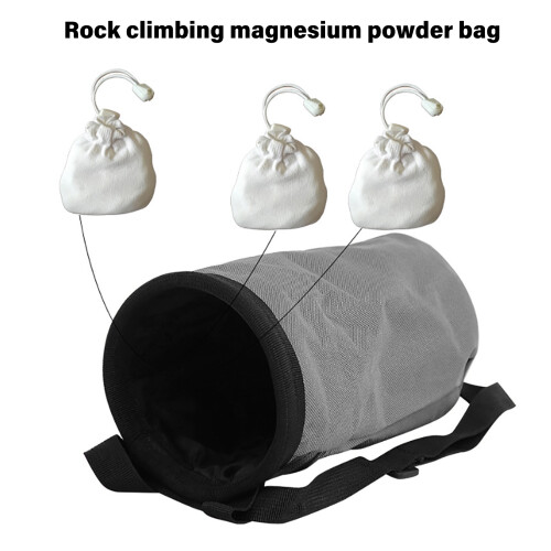 (1) Rock Climbing Chalk Bag - Blue 2