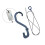 (One set) water bag drying hook nozzle spring brush 5