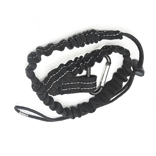 (1) Black elastic anti-lost rope