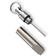 (One set) Titanium alloy card removal pin keychain