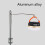 (1) Outdoor Light Stand Portable Folding Light Hanging Multi-function Sports Camera Selfie Stick Camping Storage Rack 5