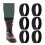 (6) Outdoor boot pants fixing straps 2