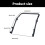 (1 set) Camper push rod - flat folding 8