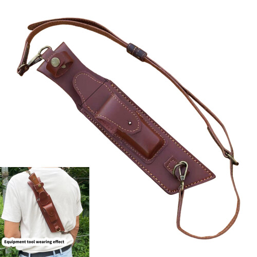 (1) Split leather outdoor knife sheath and pouch 1
