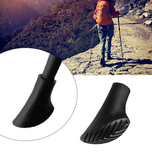 (1) Trekking Pole Accessory Horseshoe - Black 1