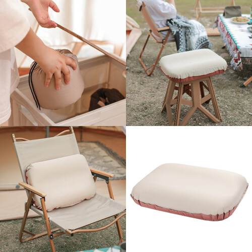 (1) Outdoor camping 3D sponge inflatable pillow 1