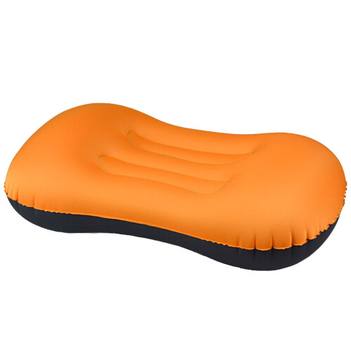 (1) Outdoor Portable Storage Inflatable Pillow - Bright Orange