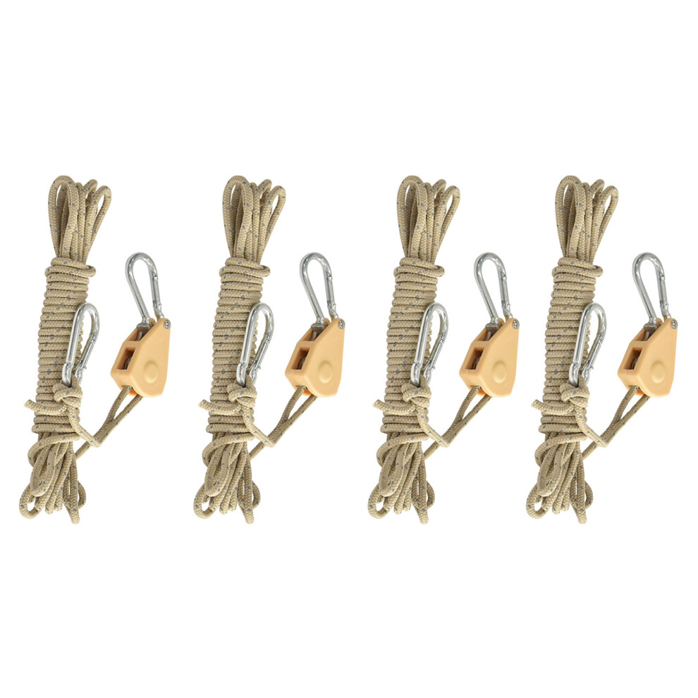 (4 pieces) Outdoor Tent Pull Rope - Small-image-OPC-PJCJBFY-NEW