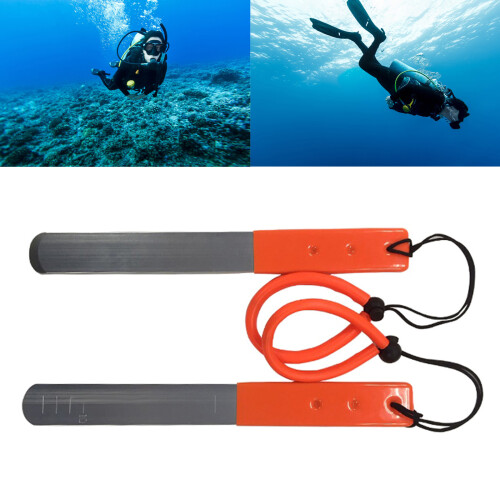 (1) Diving back-fly side-mount underwater shellfish prying special abalone ruler - with scale 1