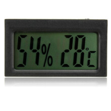 Termómetro Higrometro Digital LCD para Automóvel Temperatura Humidade
