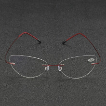 BRAODISON Presbyopie Leesbril HD Gecoate Kunststof Lens Flexibel Titanium Frame