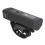 Faro anteriore ricaricabile USB 1500mAh ABS nero 1